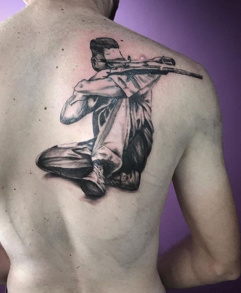 30 Superb Sniper Tattoos You Will Love