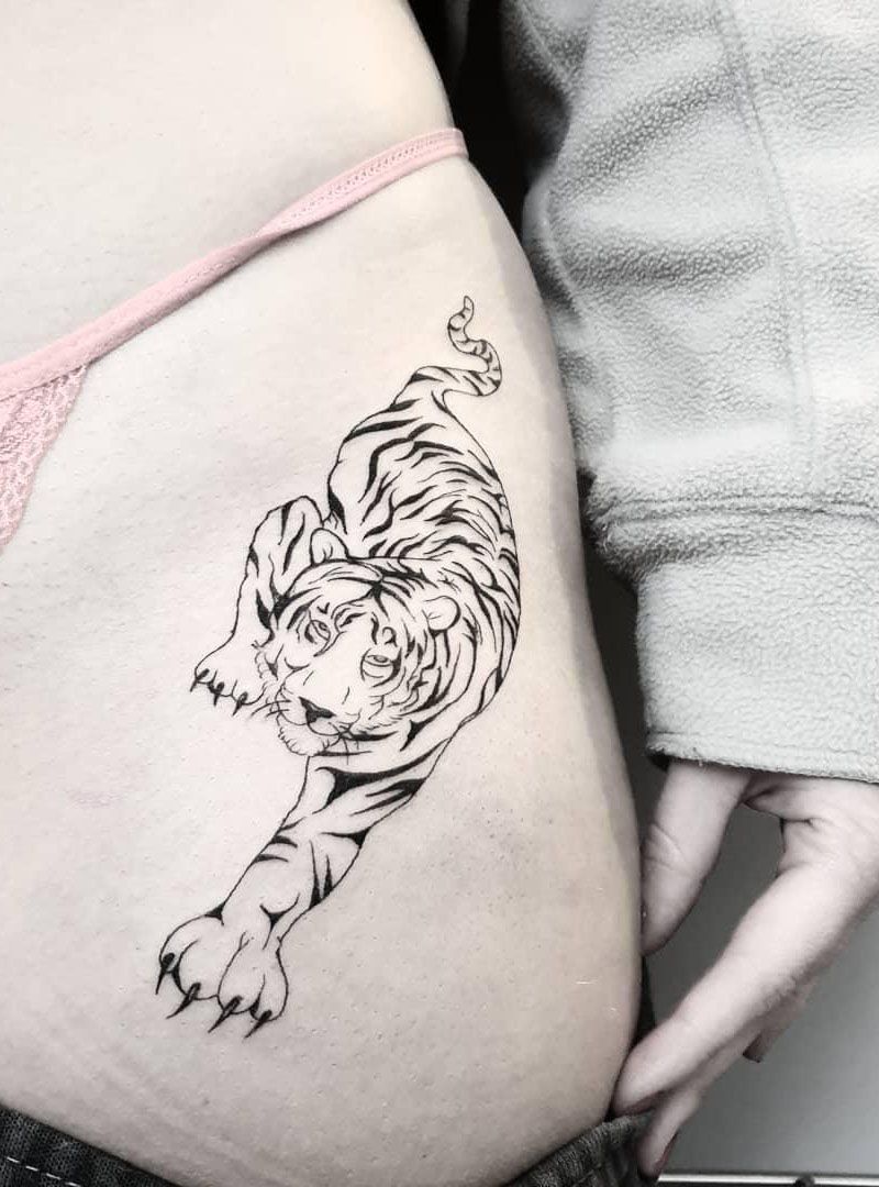 30 Pretty Tiger Tattoos Improve Your Temperament