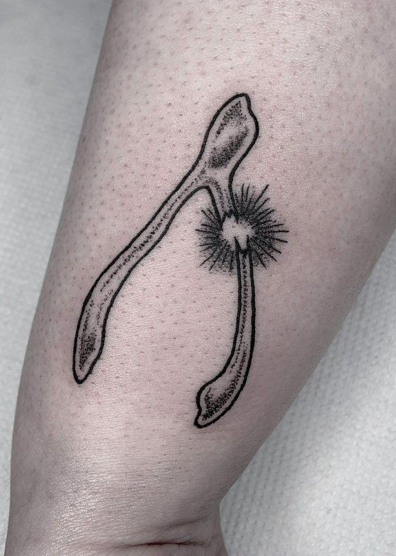 30 Pretty Wishbone Tattoos Bring You Good Luck