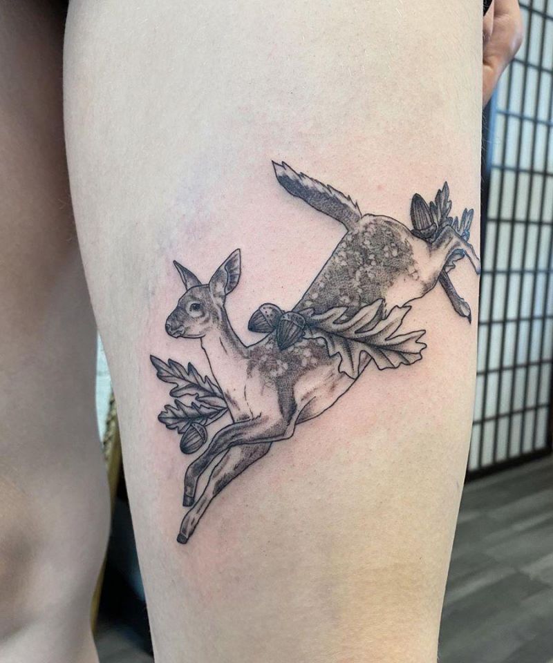 30 Pretty Acorn Tattoos Enhance Your Personality
