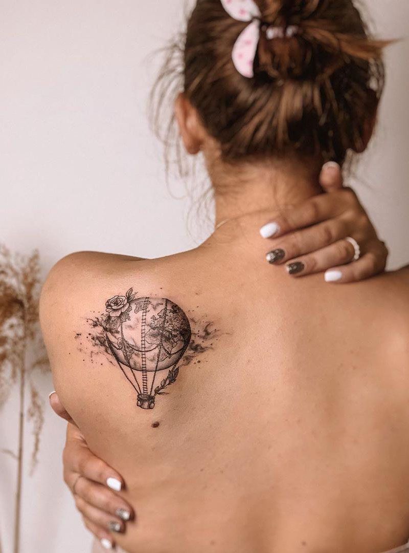 30 Pretty Balloon Tattoos to Inspire You