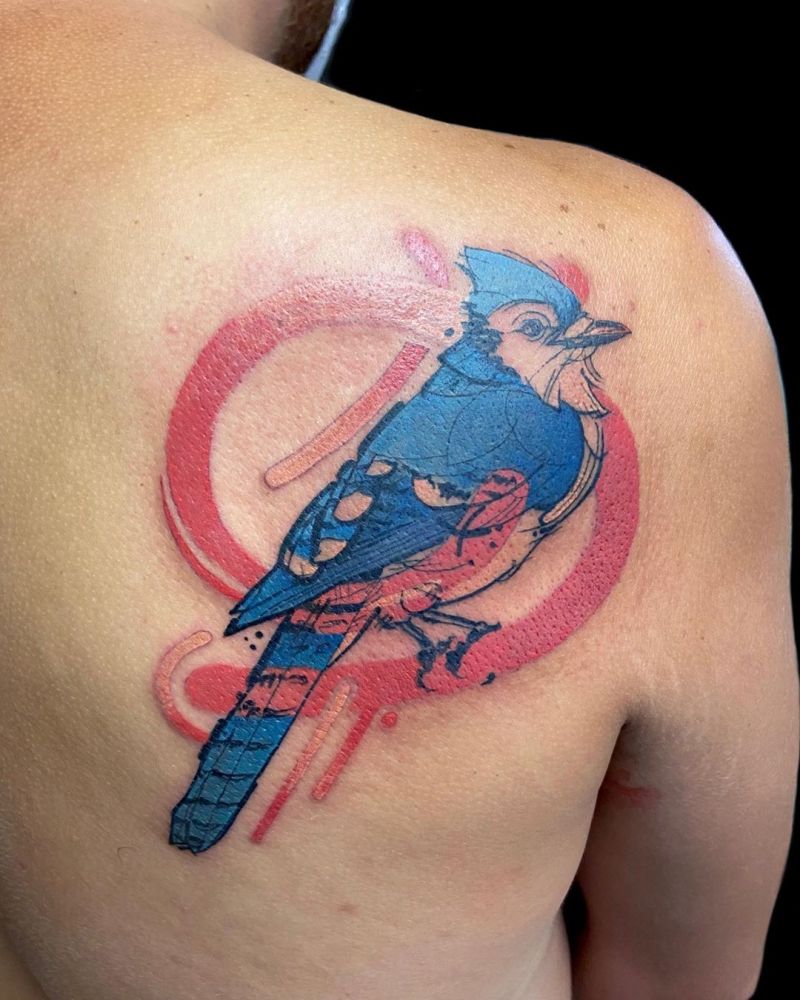 30 Pretty Bluejay Tattoos You Must Try