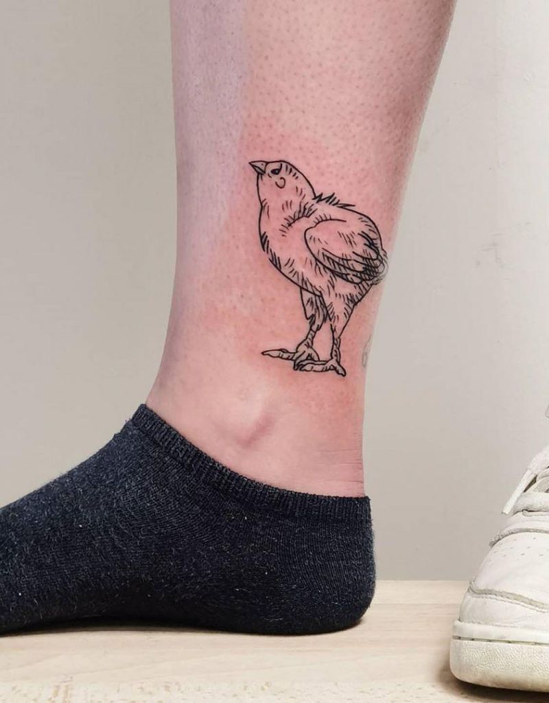 30 Cute Chicken Tattoos to Inspire You