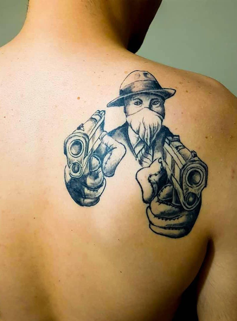 30 Pretty Gun Tattoos Enhance Your Personality