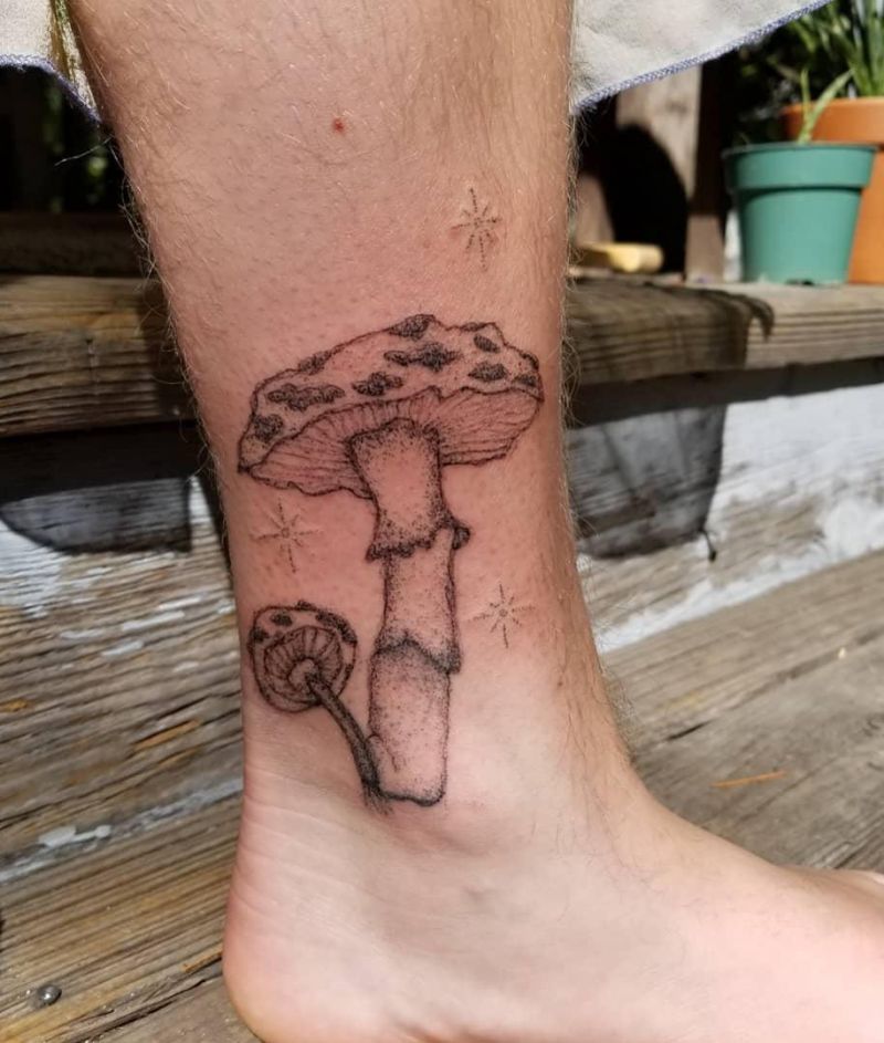 30 Pretty Mushroom Tattoos Improve Your Temperament