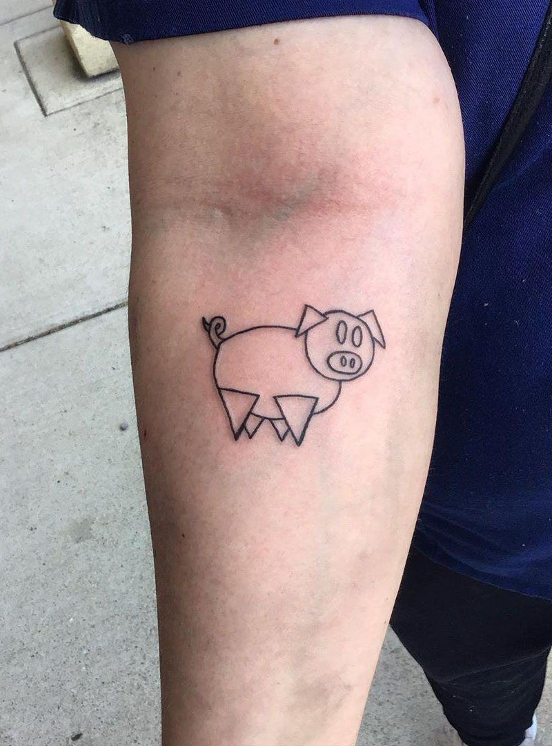 30 Cute Pig Tattoos You Will Love