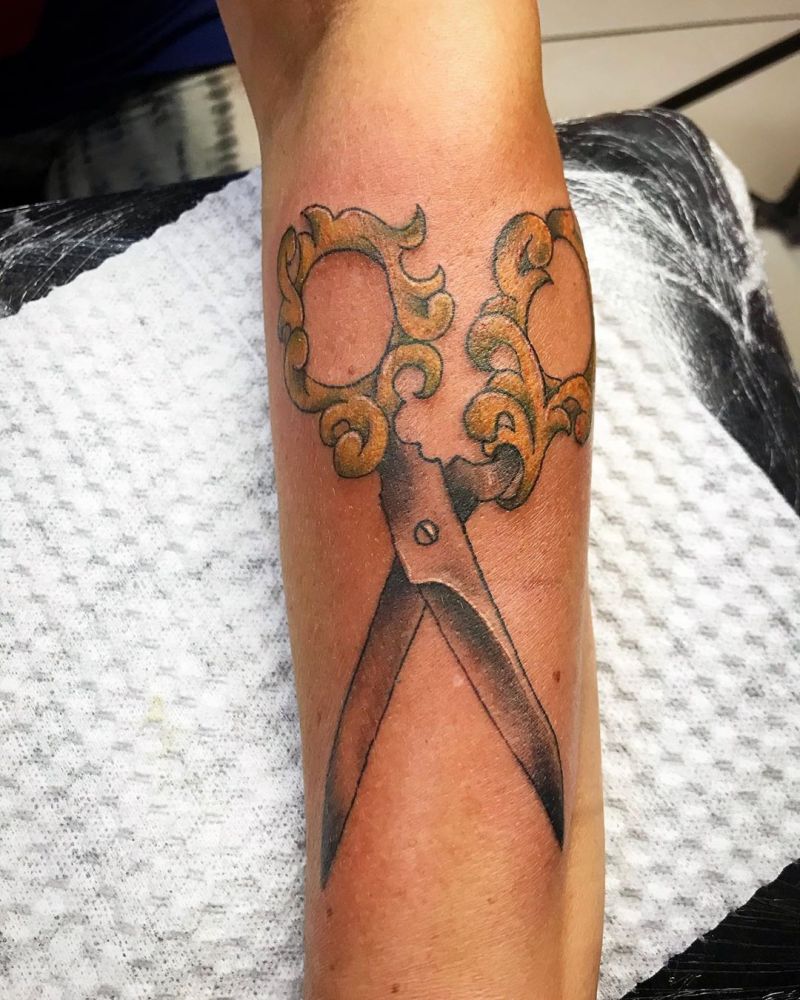 30 Pretty Scissor Tattoos Make You Very Attractive