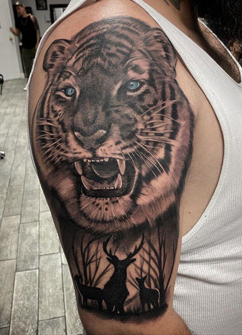 30 Pretty Tiger Tattoos Improve Your Temperament