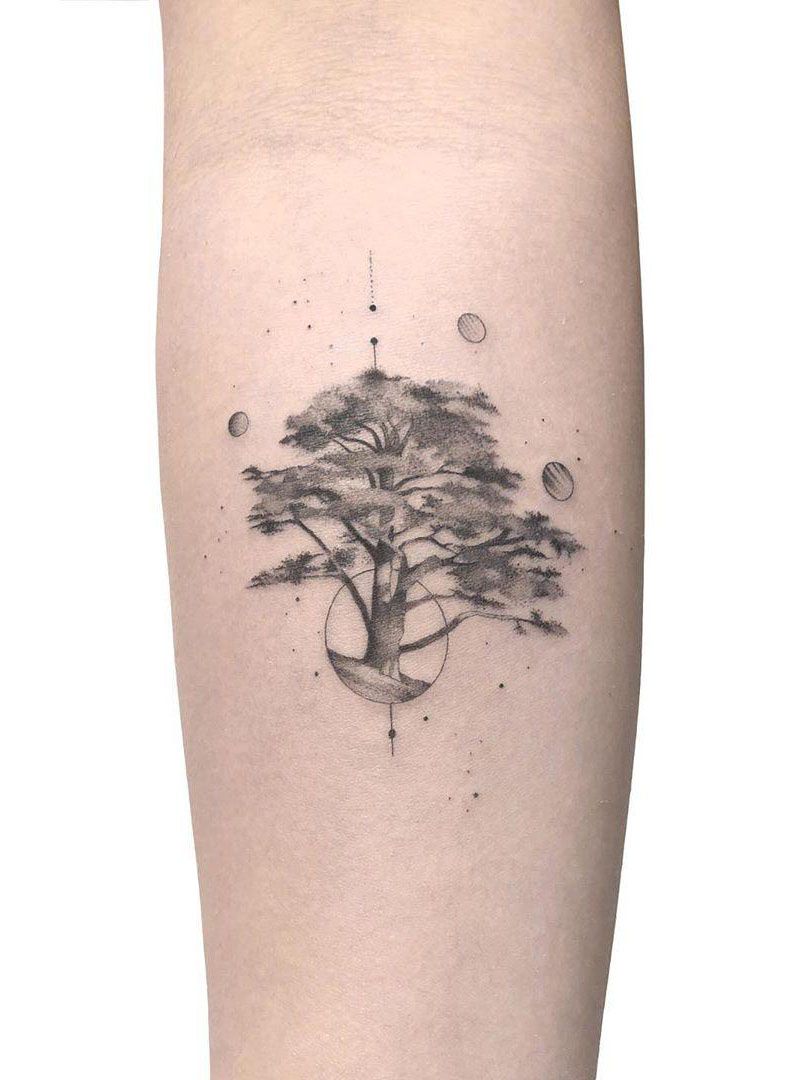 30 Pretty Cedar Tattoos You Will Love
