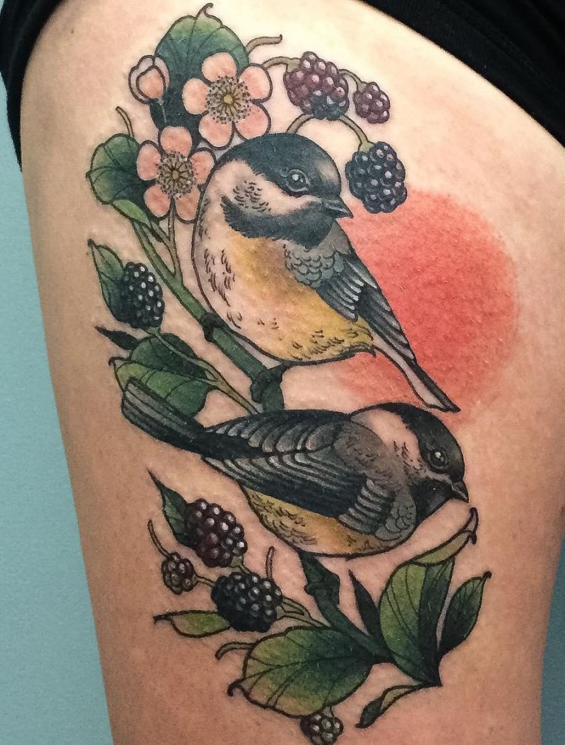 30 Pretty Chickadee Tattoos You Will Love