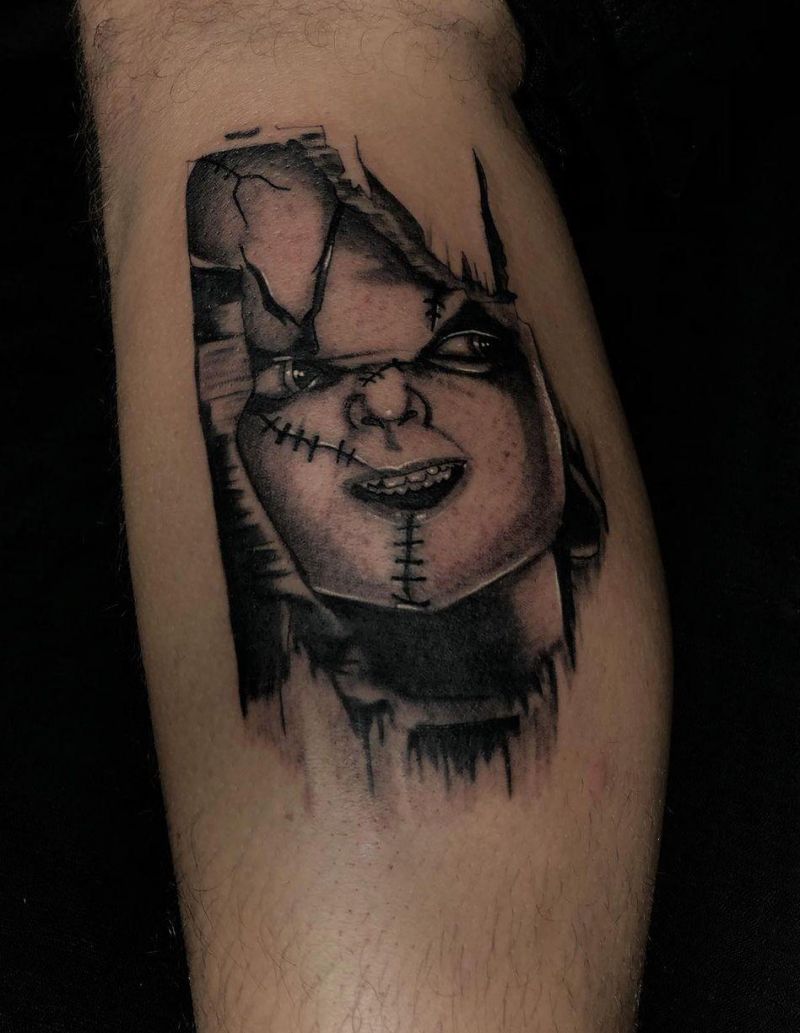 30 Pretty Chucky Tattoos Improve Your Temperament