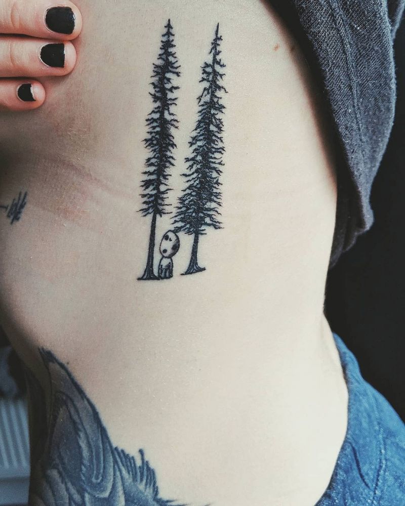 30 Pretty Fir Tree Tattoos You Will Love