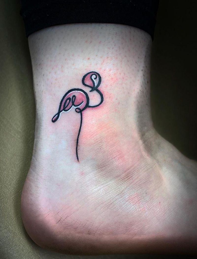30 Pretty Flamingo Tattoos Make You Elegant and Beautiful