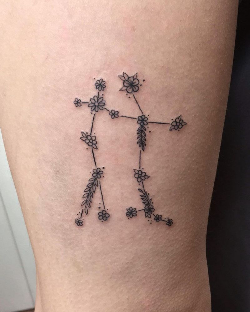 30 Pretty Gemini Tattoos to Inspire You