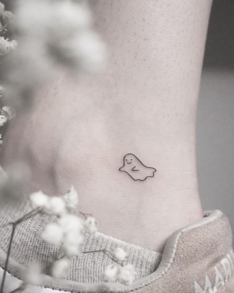 30 Pretty Ghost Tattoos to Inspire You