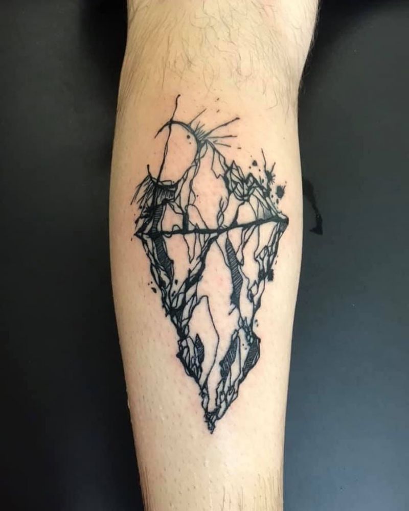 30 Pretty Iceberg Tattoos You Will Love