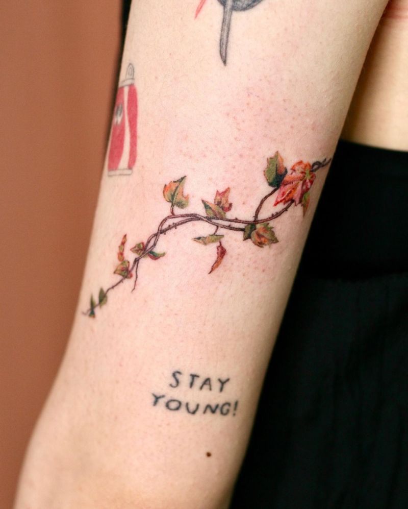 30 Pretty Ivy Tattoos Improve Your Temperament