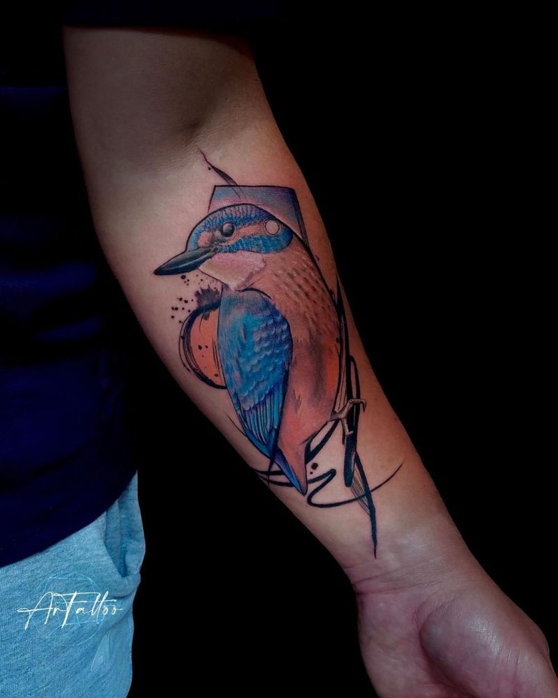 30 Pretty Kingfisher Tattoos You Must Try