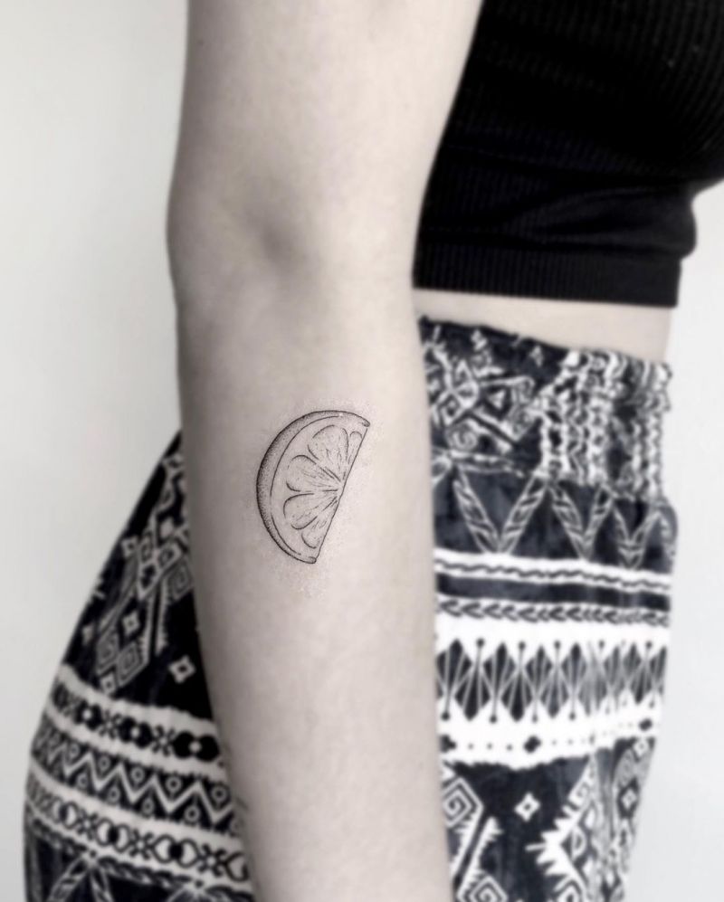 30 Pretty Lime Tattoos You Will Love