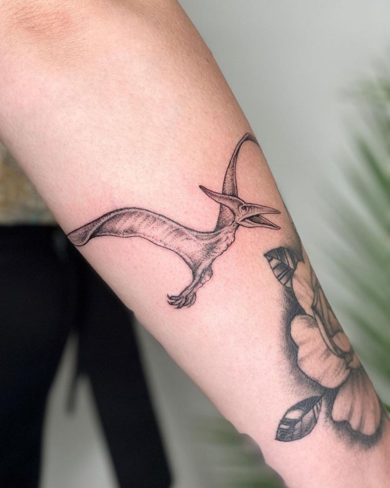 30 Pretty Pterodactyl Tattoos You Will Love