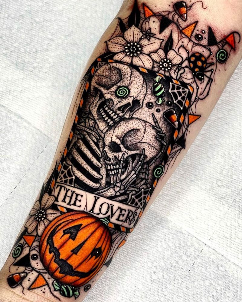 30 Pretty Pumpkin Tattoos You Will Love