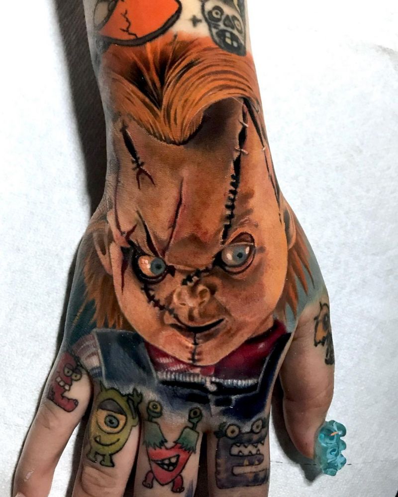 30 Pretty Chucky Tattoos Improve Your Temperament