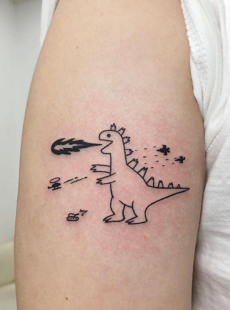 30 Pretty Dinosaur Tattoos to Inspire You