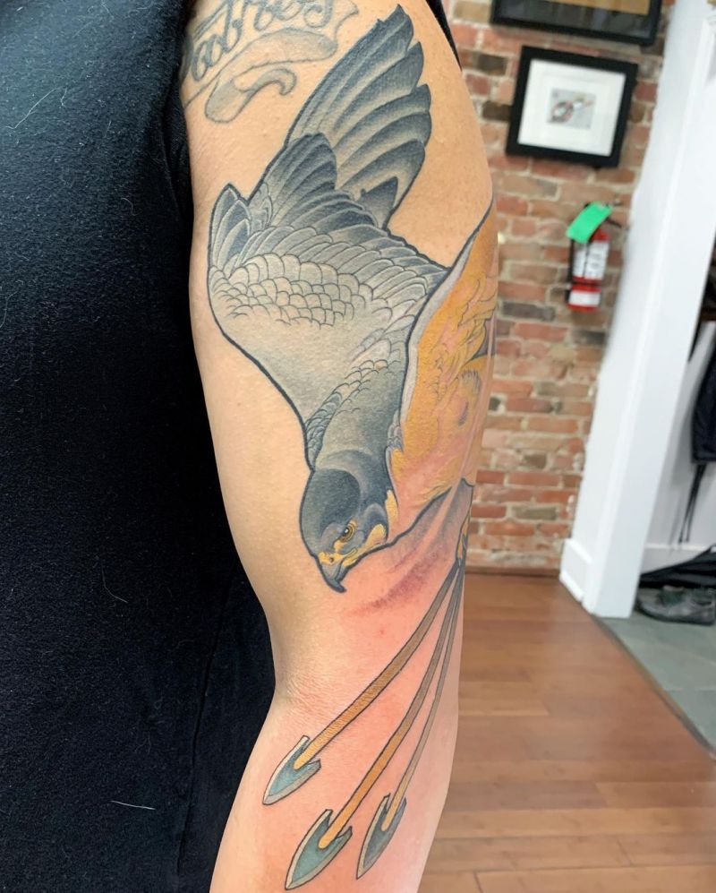 30 Pretty Falcon Tattoos Make You Elegant