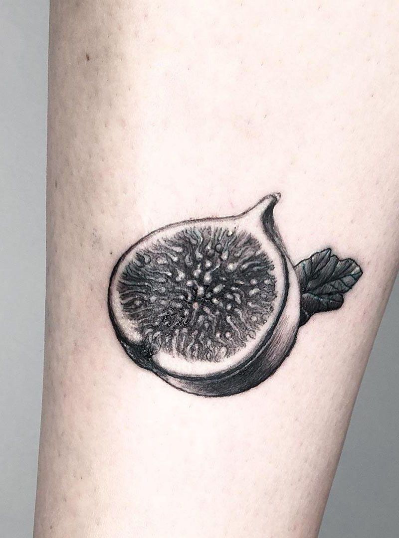 30 Pretty Fig Tattoos You Will Love