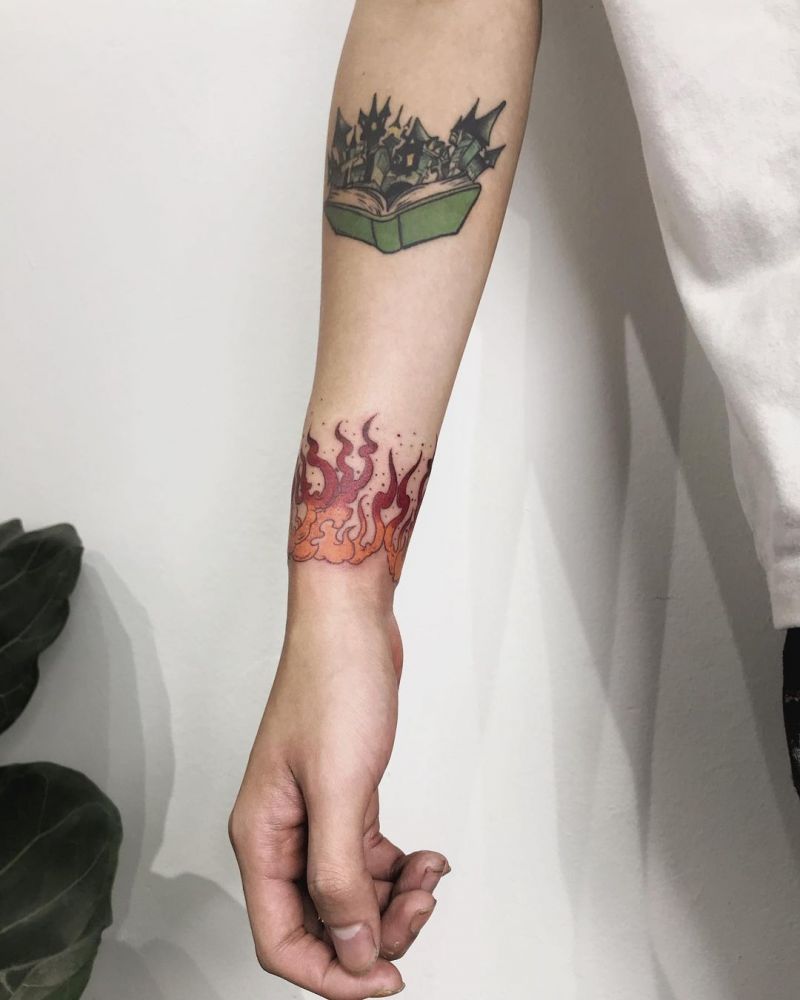 30 Pretty Flame Tattoos That Make You More Attractive