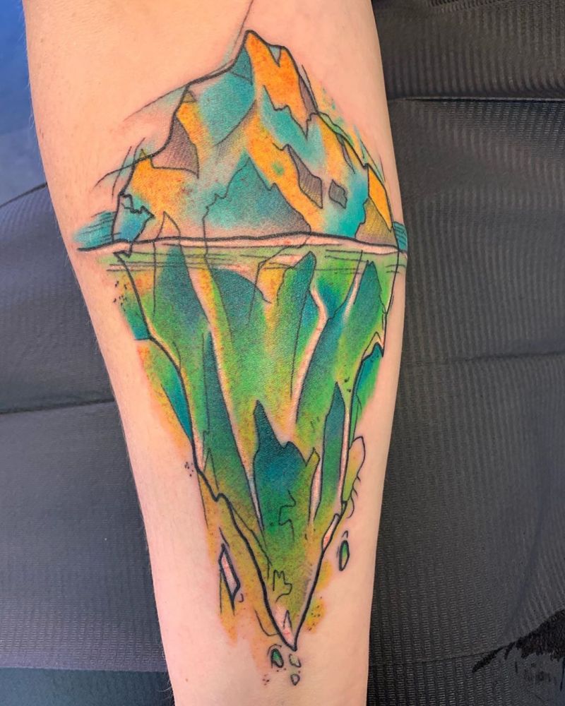 30 Pretty Iceberg Tattoos You Will Love