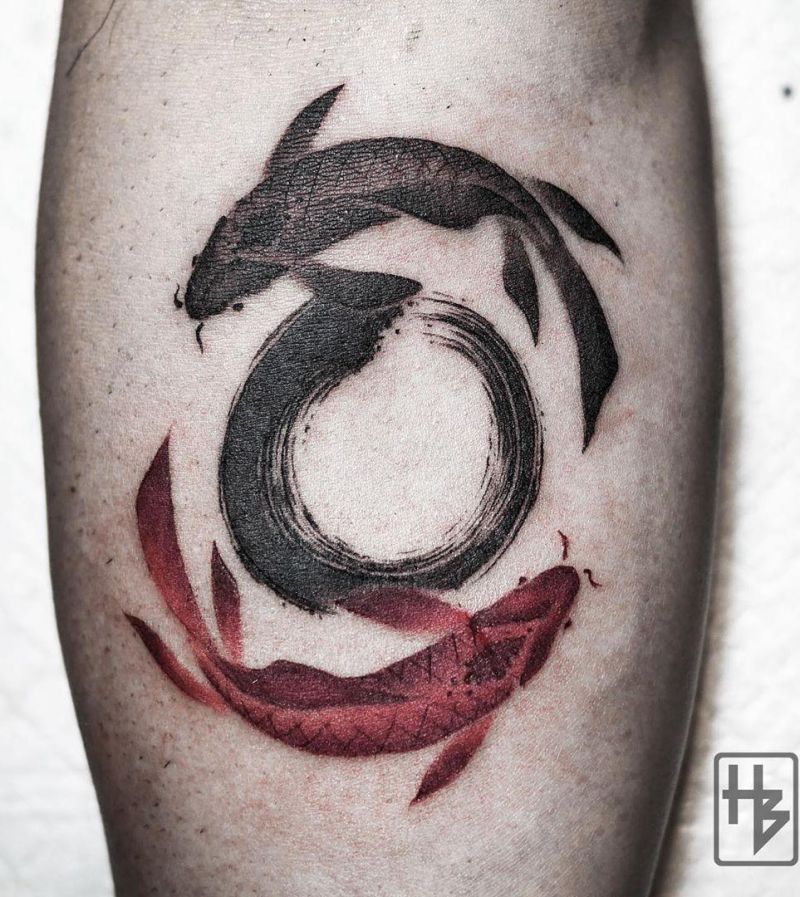 30 Pretty Koi Fish Tattoos Improve Your Temperament