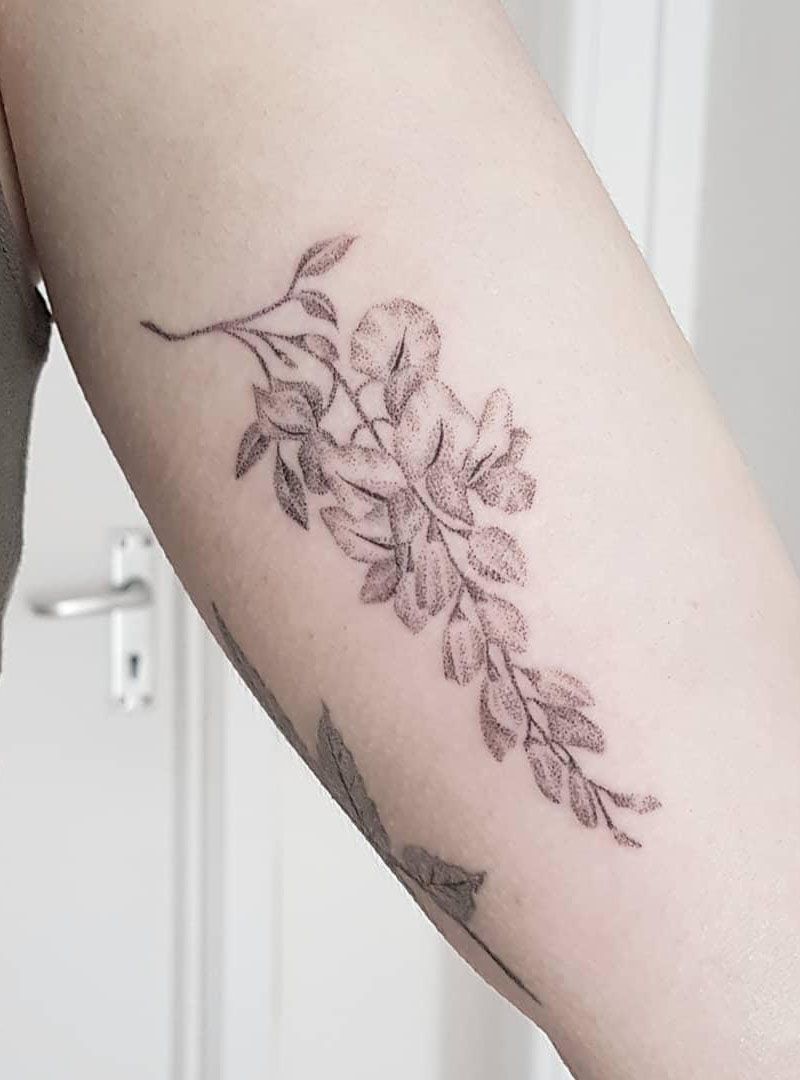 30 Pretty Wisteria Tattoos You Must Try