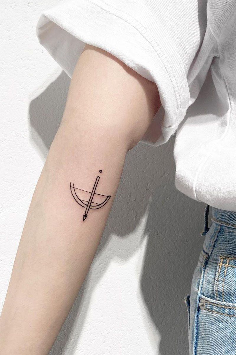 30 Pretty Archery Tattoos that Can Enhance Your Temperament