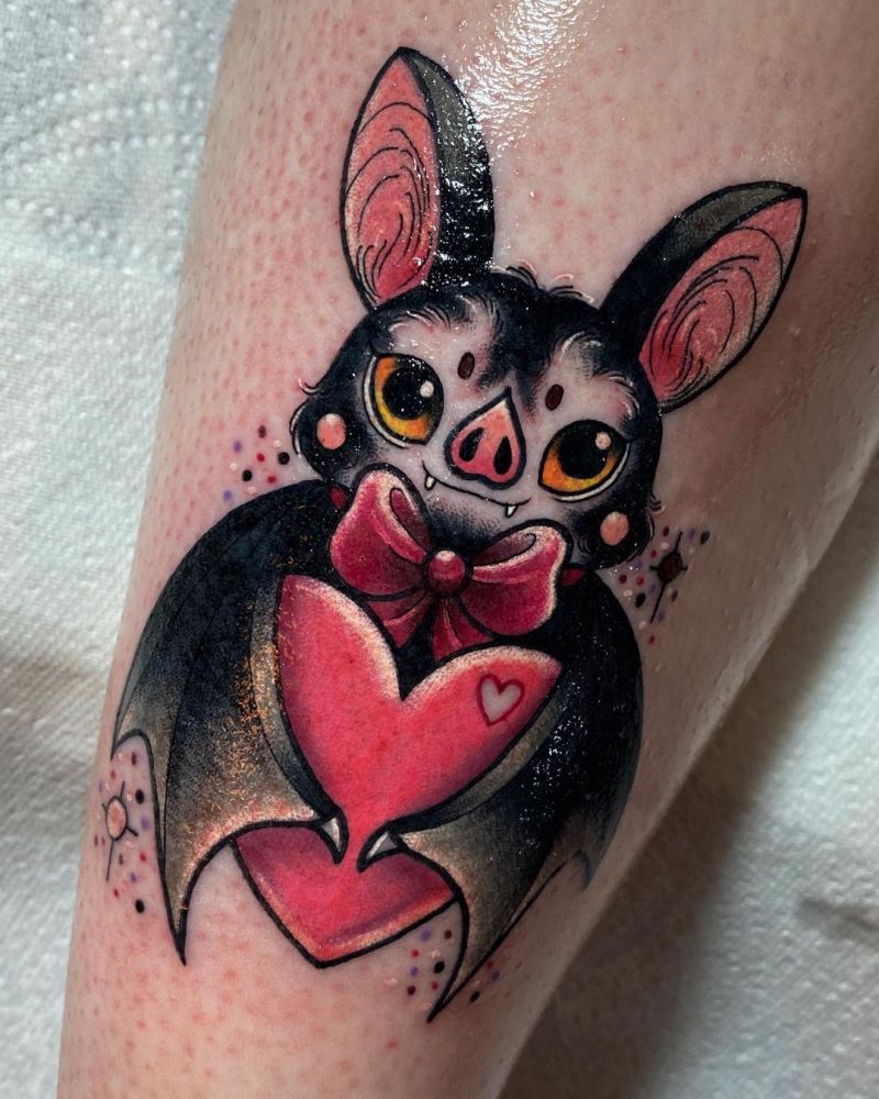 30 Pretty Bat Tattoos Improve Your Temperament