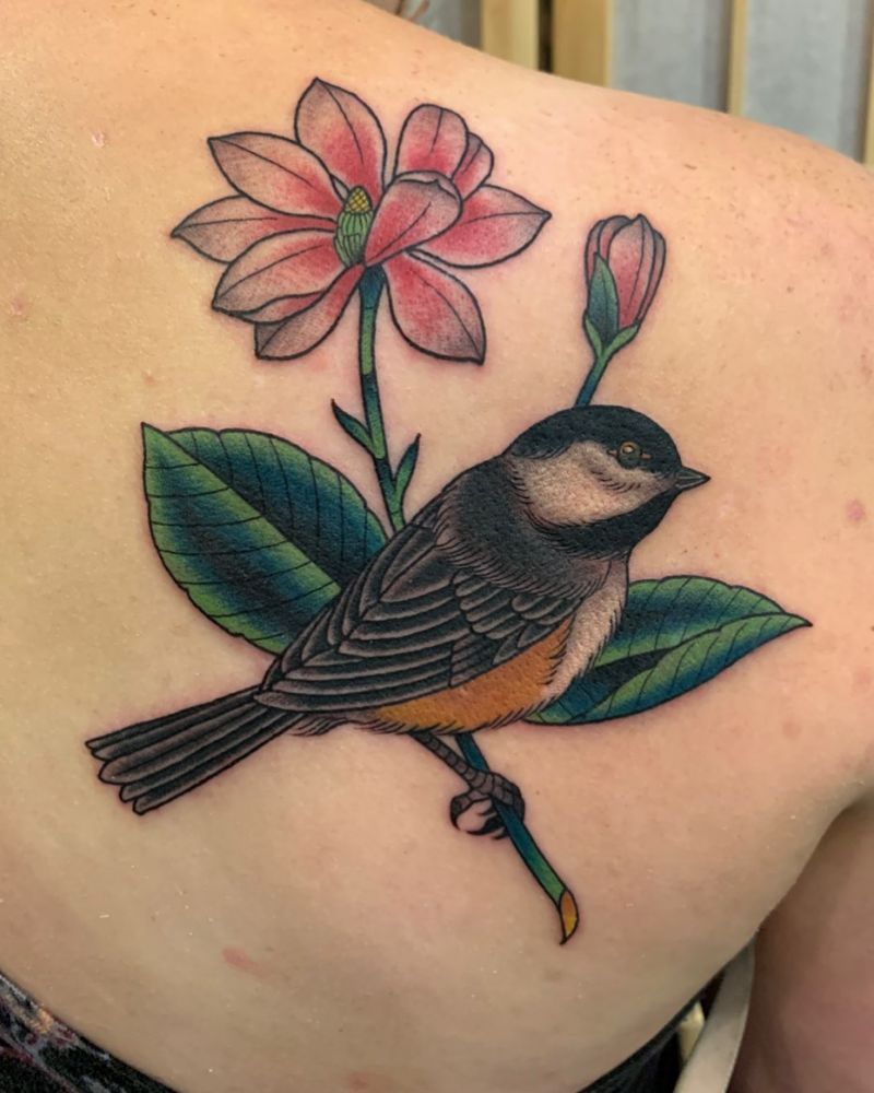 30 Pretty Chickadee Tattoos You Will Love