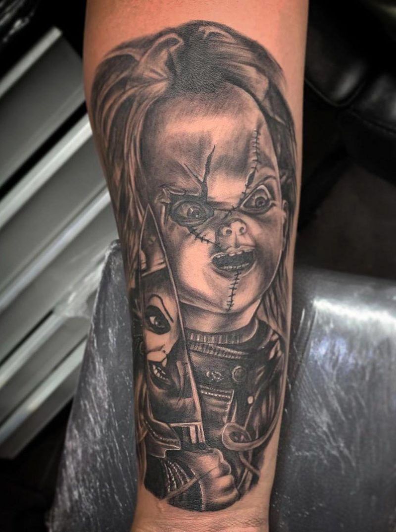 30 Pretty Chucky Tattoos Improve Your Temperament