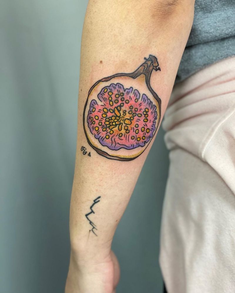 30 Pretty Fig Tattoos You Will Love