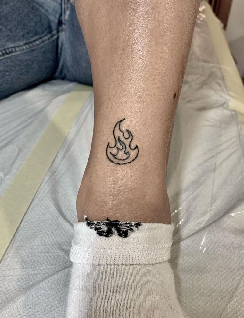 30 Pretty Flame Tattoos That Make You More Attractive