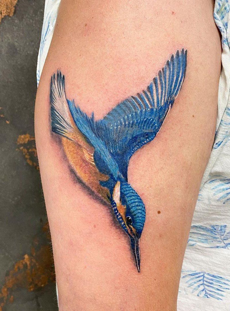 30 Pretty Kingfisher Tattoos You Must Try