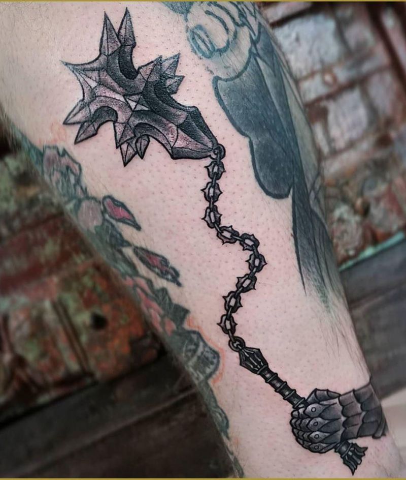 30 Pretty Morningstar Tattoos You Will Love to Try