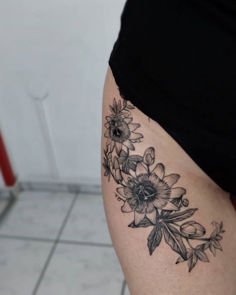 30 Pretty Passion Flower Tattoos You Must Try