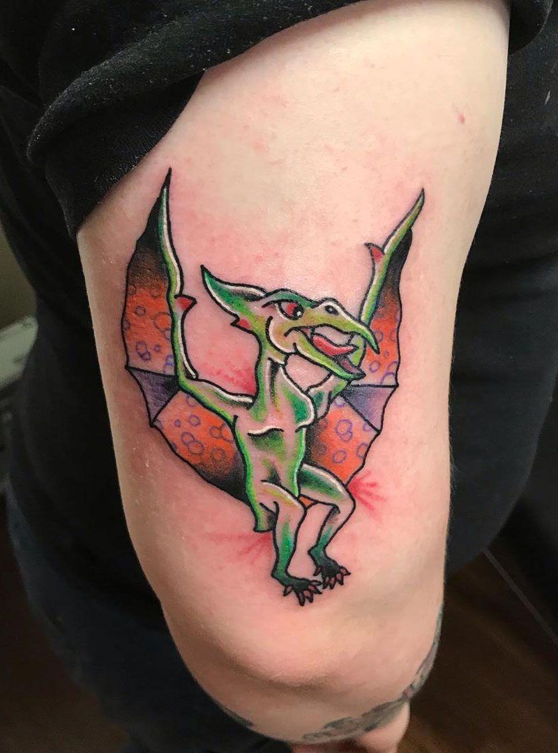 30 Pretty Pterodactyl Tattoos You Will Love