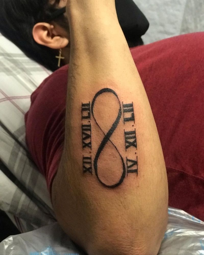 30 Pretty Roman Numeral Tattoos Make You Beautiful Forever