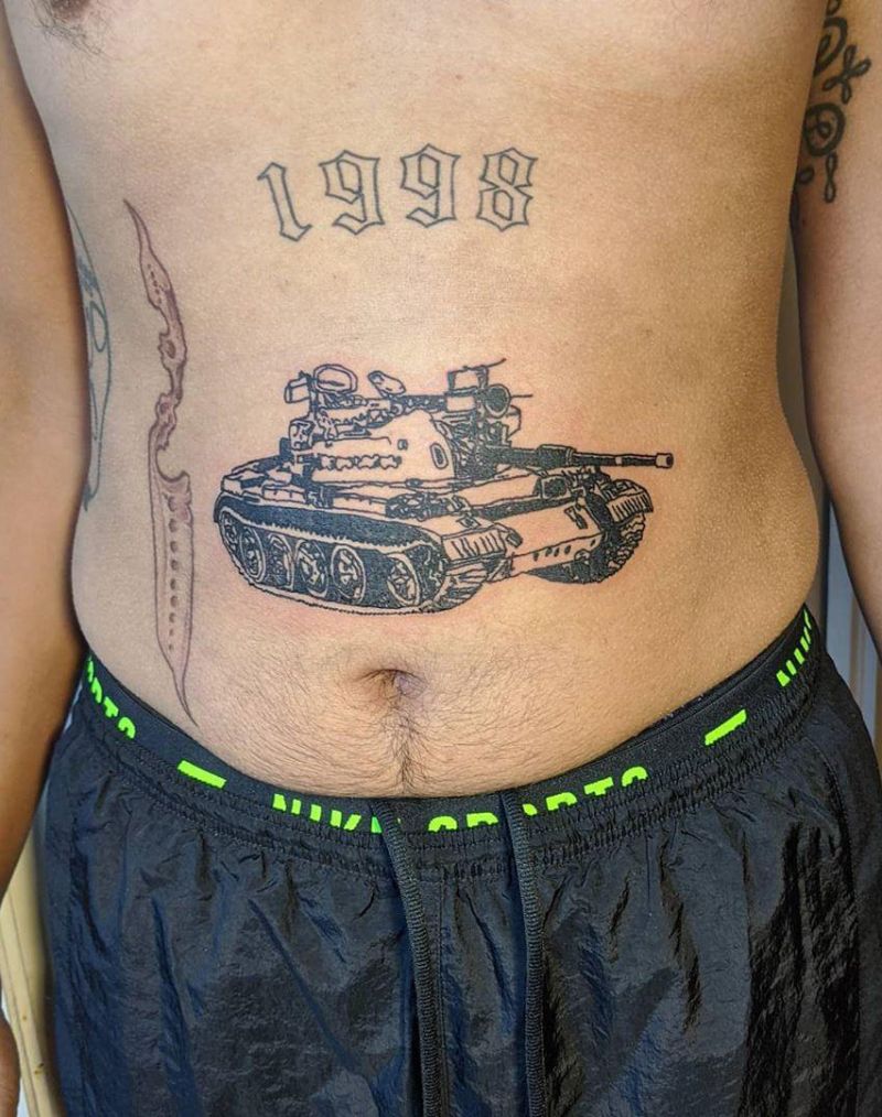 30 Pretty Tank Tattoos You Will Love