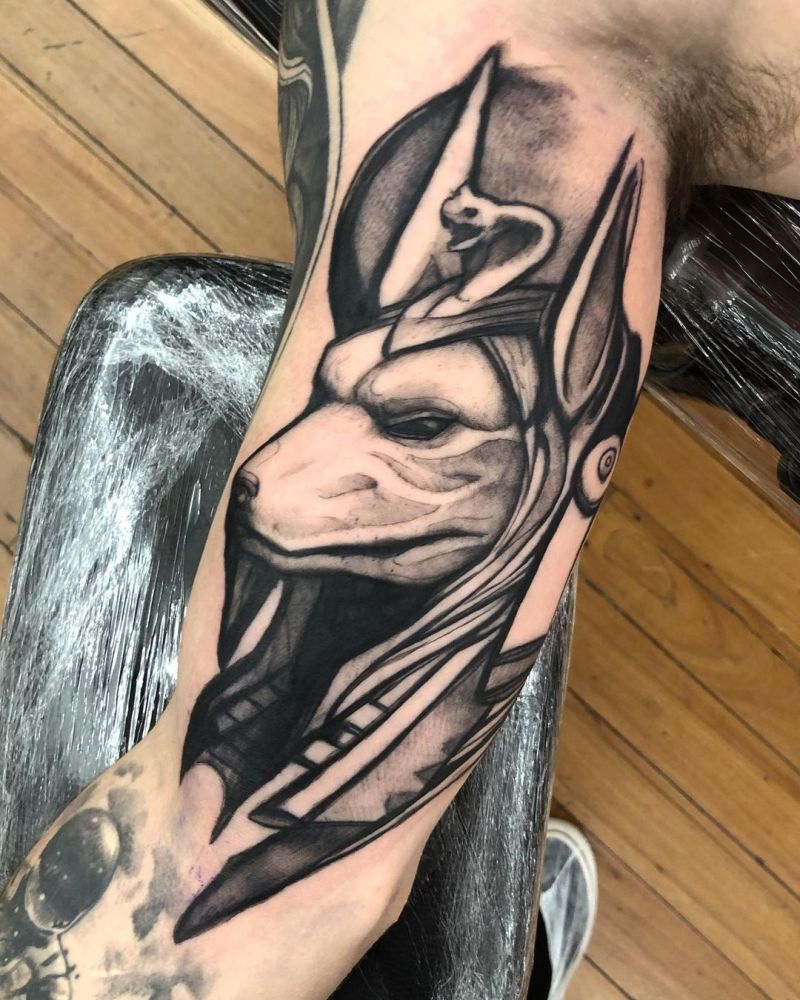 30 Pretty Anubis Tattoos Make You Charming