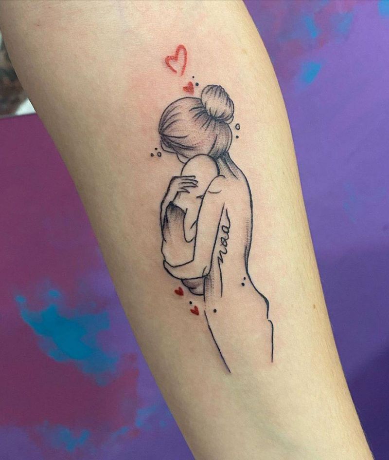 30 Pretty Baby Tattoos to Inspire You