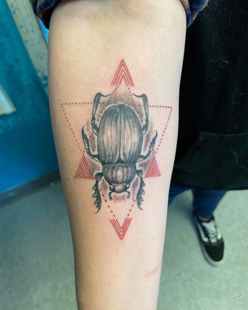 30 Pretty Beetle Tattoos You Must Try