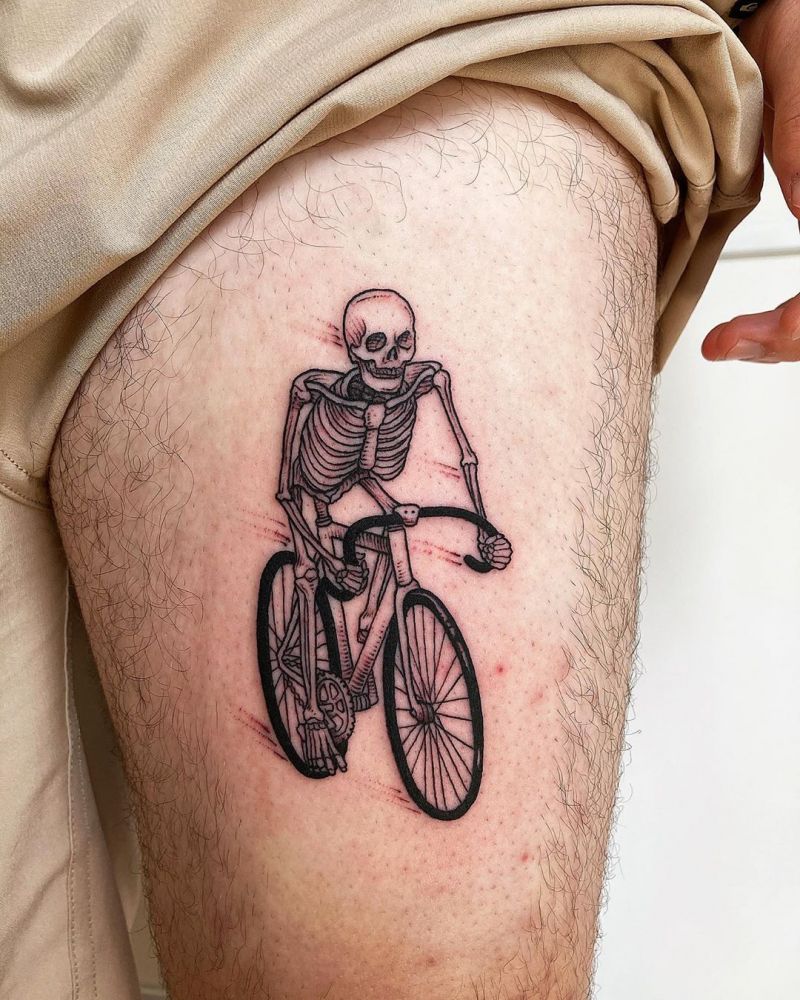 30 Pretty Bicycle Tattoos Make You Beautiful