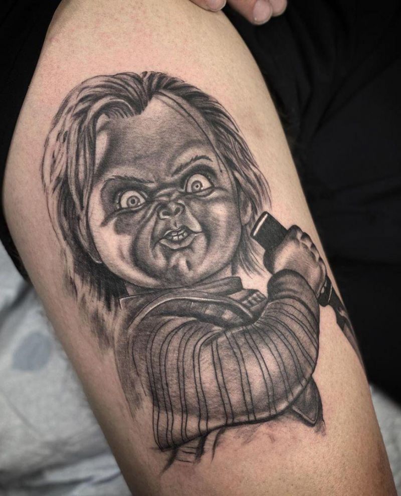 30 Pretty Chucky Tattoos Improve Your Temperament